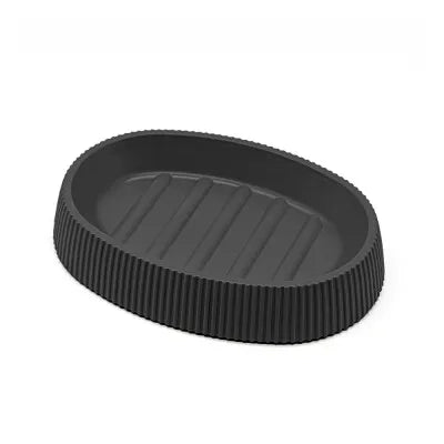 Set accessori bagno bianco cannettato con finitura effetto legno 5 pezzi Blob