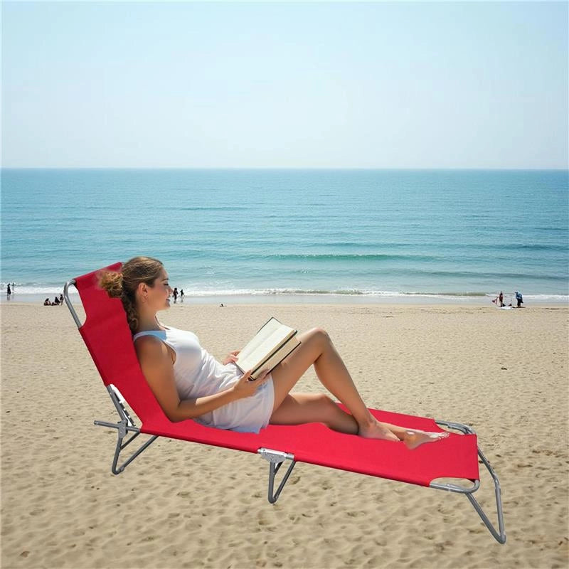 MAURY'S LETTINO IN METALLO IN TEXTILENE COLR ROSSO CON STRUTTURA IN METALLO PESO MASSIMO 120 KG