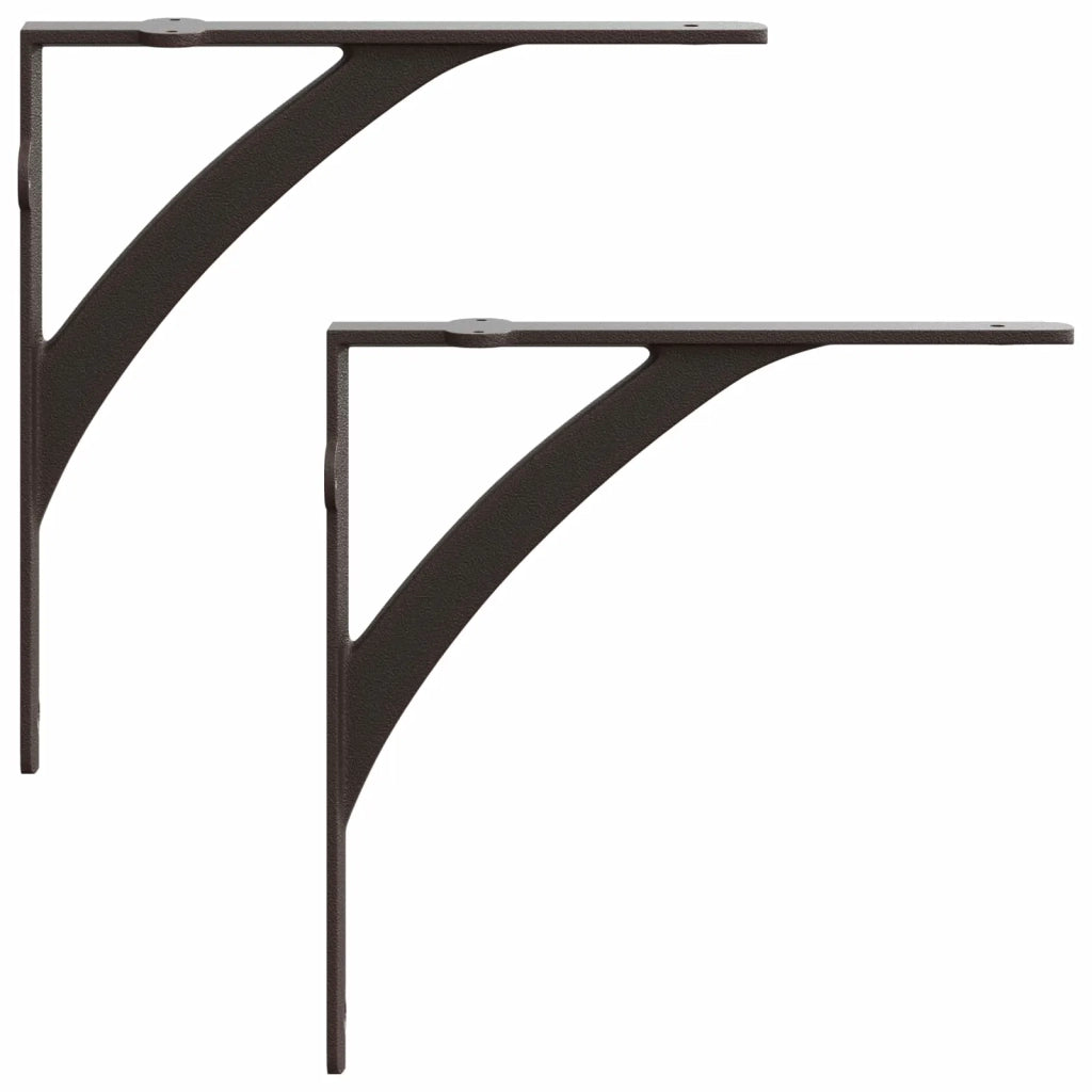 Supporti per mensole da parete 2 pz Marrone Antico 42038880