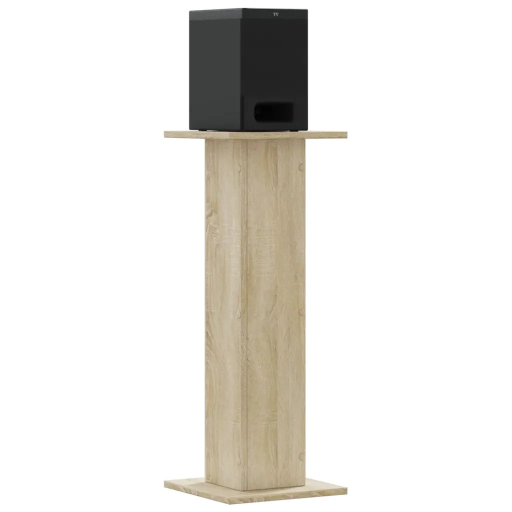Supporti Altoparlanti 2 pz Rovere 30x30x80 cm in Multistrato CFW5080253