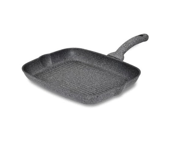 Padella Bistecchiera Antiaderente Cuore di Pietra 26 x 33 cm Accademia Mugnano