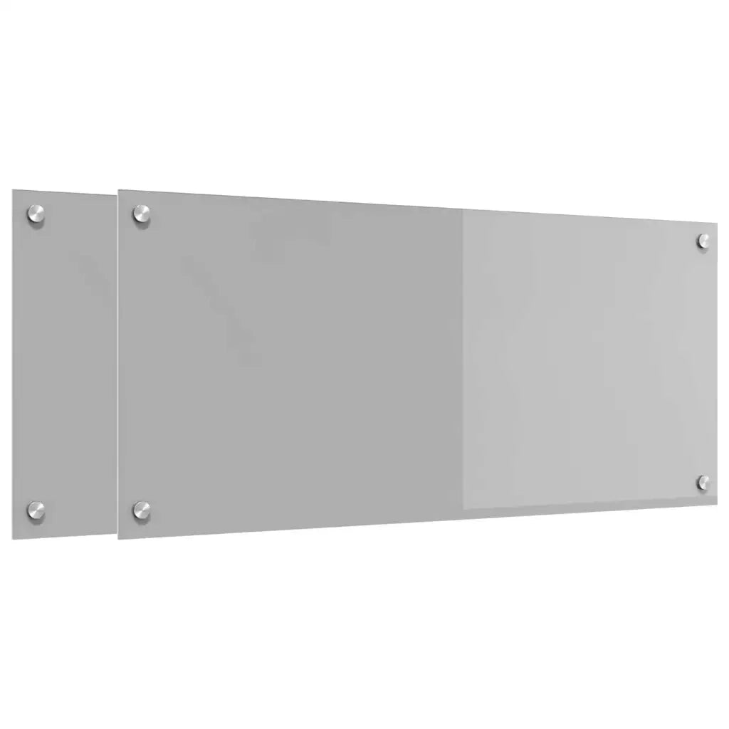 Schienale da cucina 2 pcs Grigio chiaro 90 x 40 cm 3415452