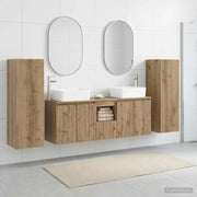 Set di mobili per il bagno 5 pz Rovere Artigianale 3406002