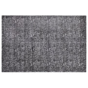 Tappeto da salotto Tappeto da soggiorno in viscosa grigio e argento 140 x 200 cm