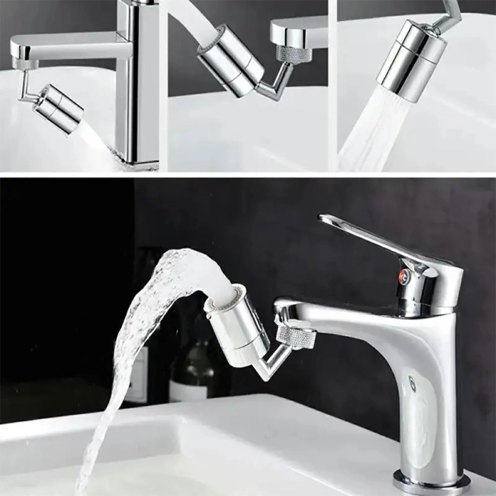 Rompigetto aeratore con doppio snodo per lavandino cucina lavabo bidet