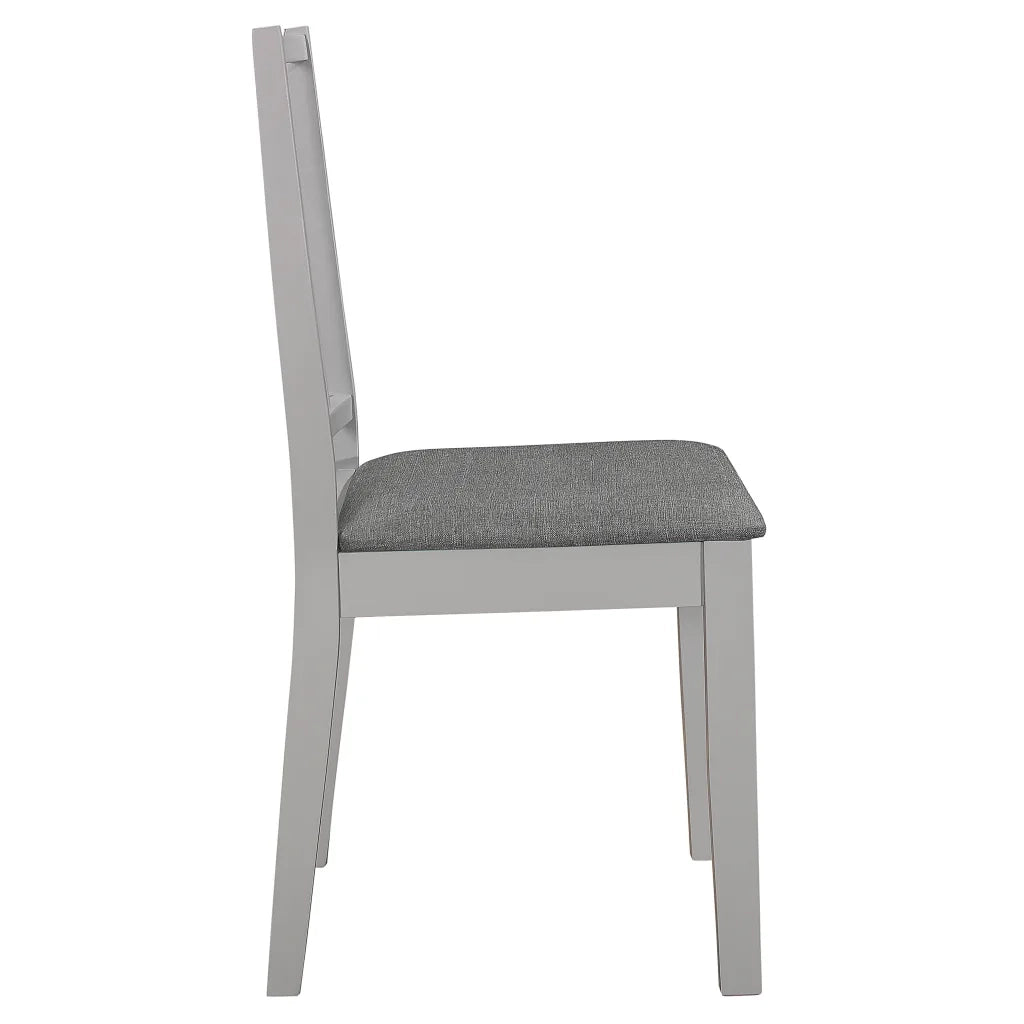 Set per Sala da Pranzo 5 pz in MDF Grigio 276398