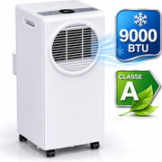 Condizionatore Portatile 9000 Btu Deumidificatore Ventilatore Telecomando Timer