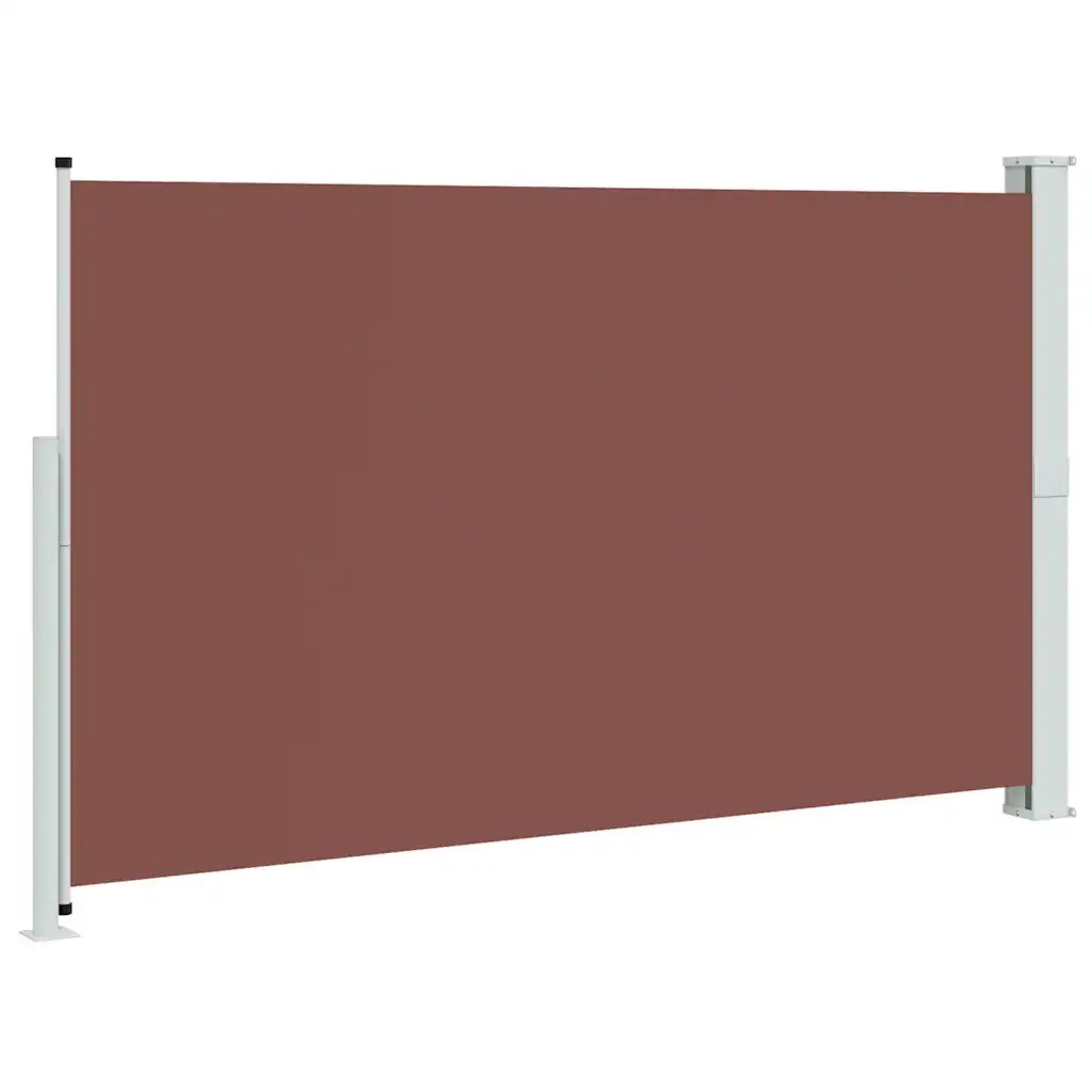 Tenda Laterale Retrattile per Patio 180x300 cm Marrone
