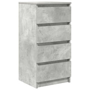 Credenza | Madia | Buffet da pranzo | Armadio da pranzo Grigio Cemento 37,5x35x76 cm in Legno Multistrato