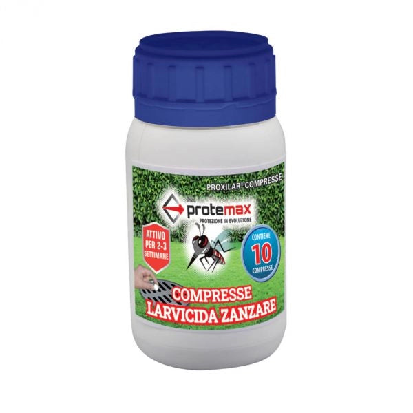 INSETTICIDA COMPRESSE LARVE ZANZARE - BLISTER 2 GR. X 10 PZ.