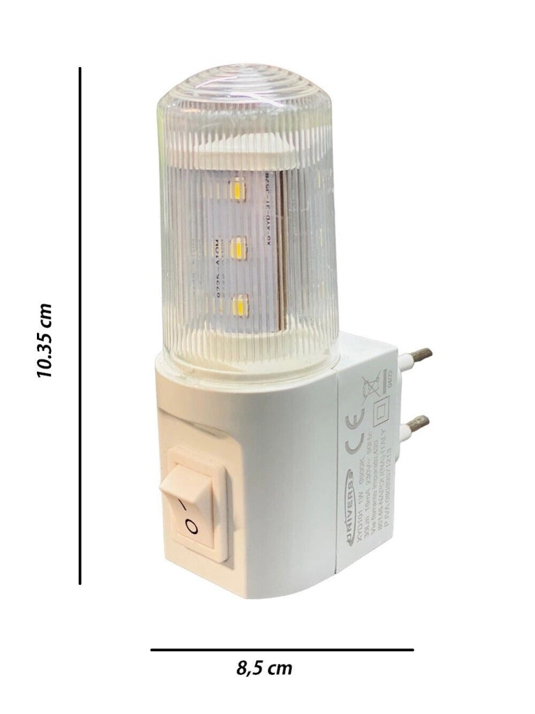 LAMPADA NOTTURNA A LED DA STANZA NON SCALDA LAMPADINA LUCE DA NOTTE 1W BIANCA