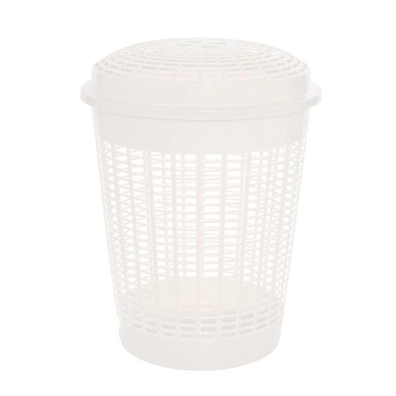 CESTONE MULTIUSO PABLO FORATO CON COPERCHIO CAPIENZA 60 LT COLORE BIANCO