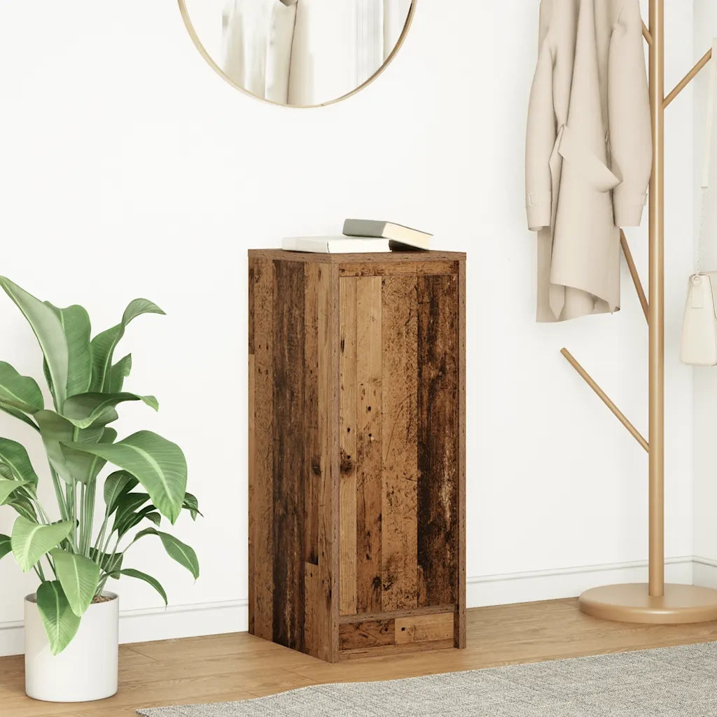 Credenza | Madia | Buffet da pranzo | Armadio da pranzo Legno Antico 29,5x34x76 cm in Legno Multistrato