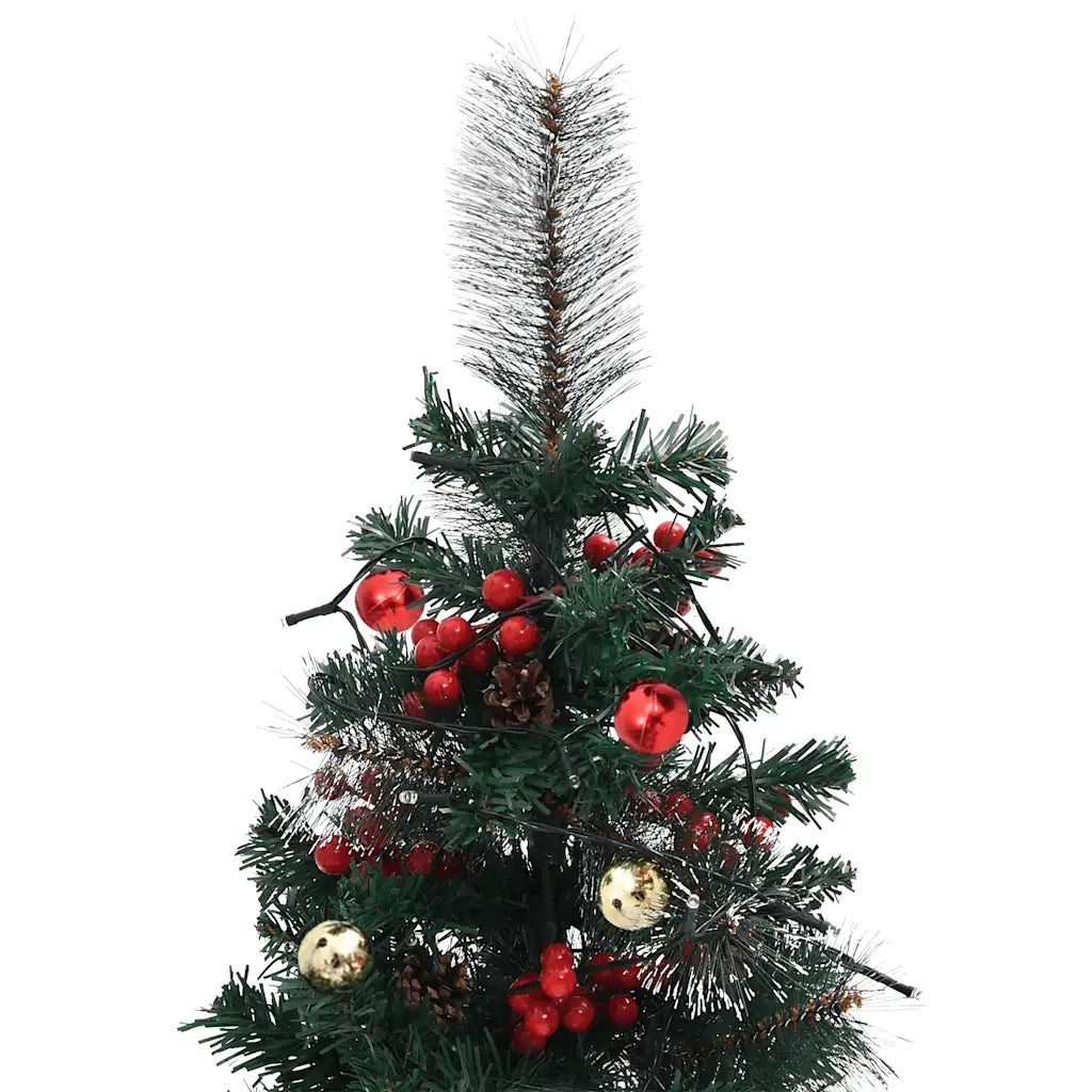 Alberi di Natale Artificiali per Viali 2 pz con LED 76 cm