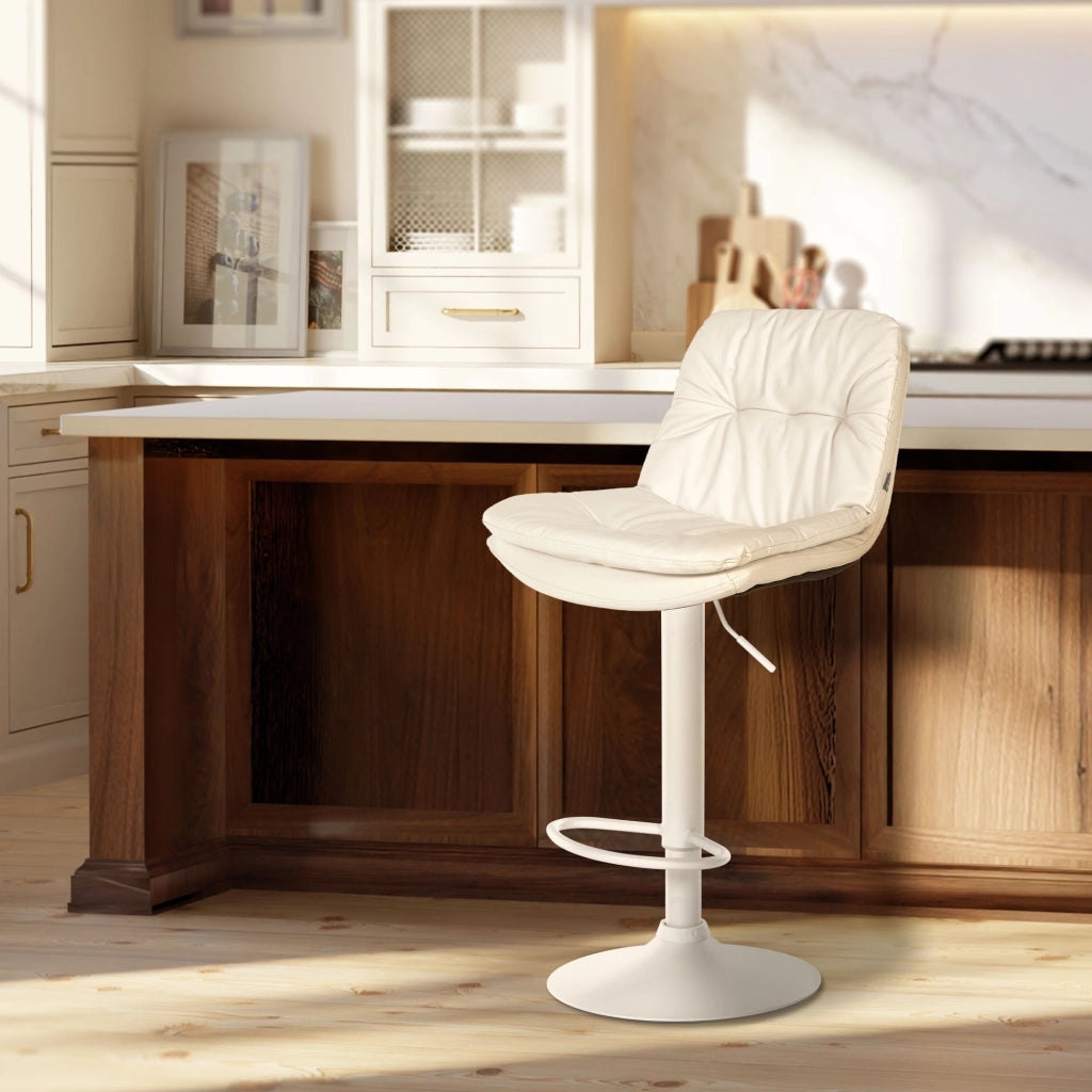 Barhocker Laurel Kunstleder weiЯ
