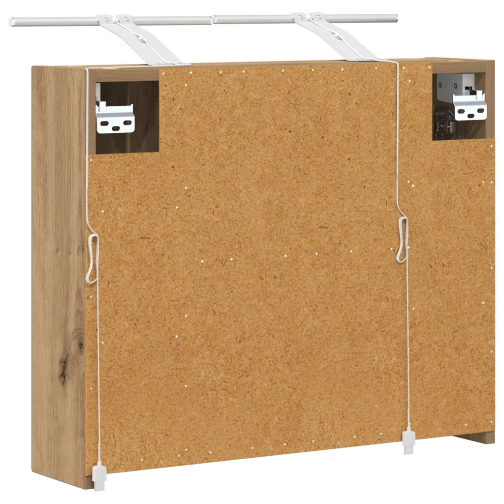 Mobiletto per specchio da bagno Rovere Artigianale