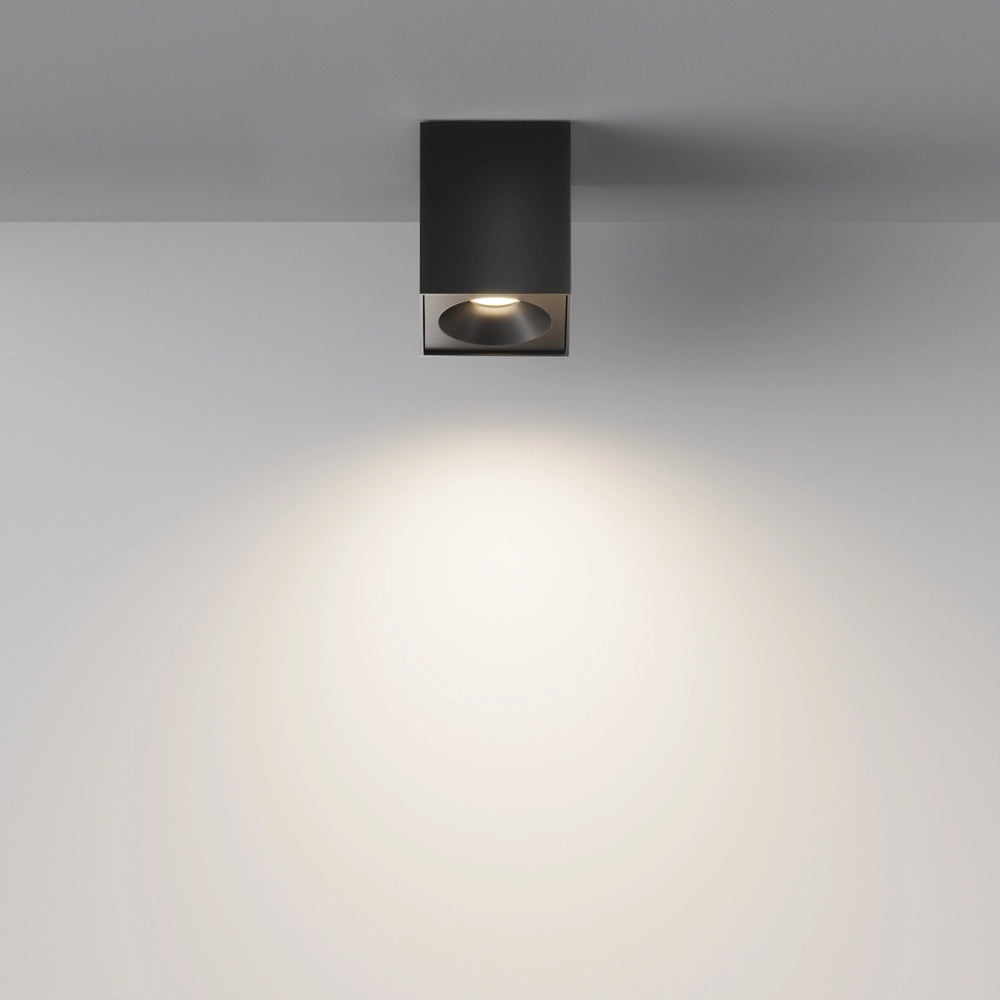 Plafoniera Maytoni Zoom nera alluminio 9 cm GU10 IP65