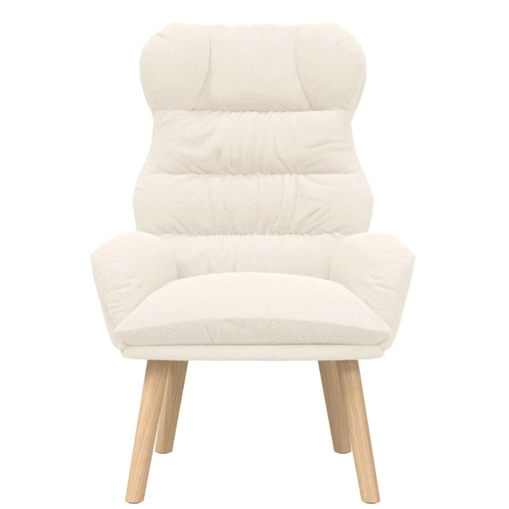 poltrona Crema 69 x 74 x 93 cm Tessuto Sherpa 42001881