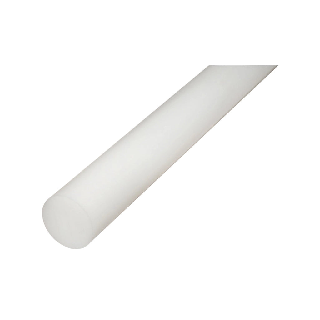 Barra di poliammide, poliossimetilene-poliacetale POM bianca 1000x40mm 1.91 Kg