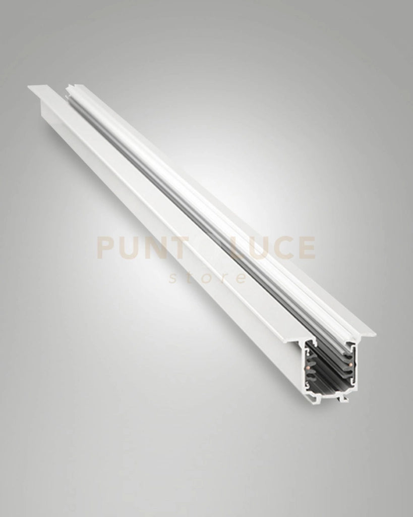 6121-05-100 BINARIO TRACK BIANCO INCASSO 3 FASI+DALI L.100CM