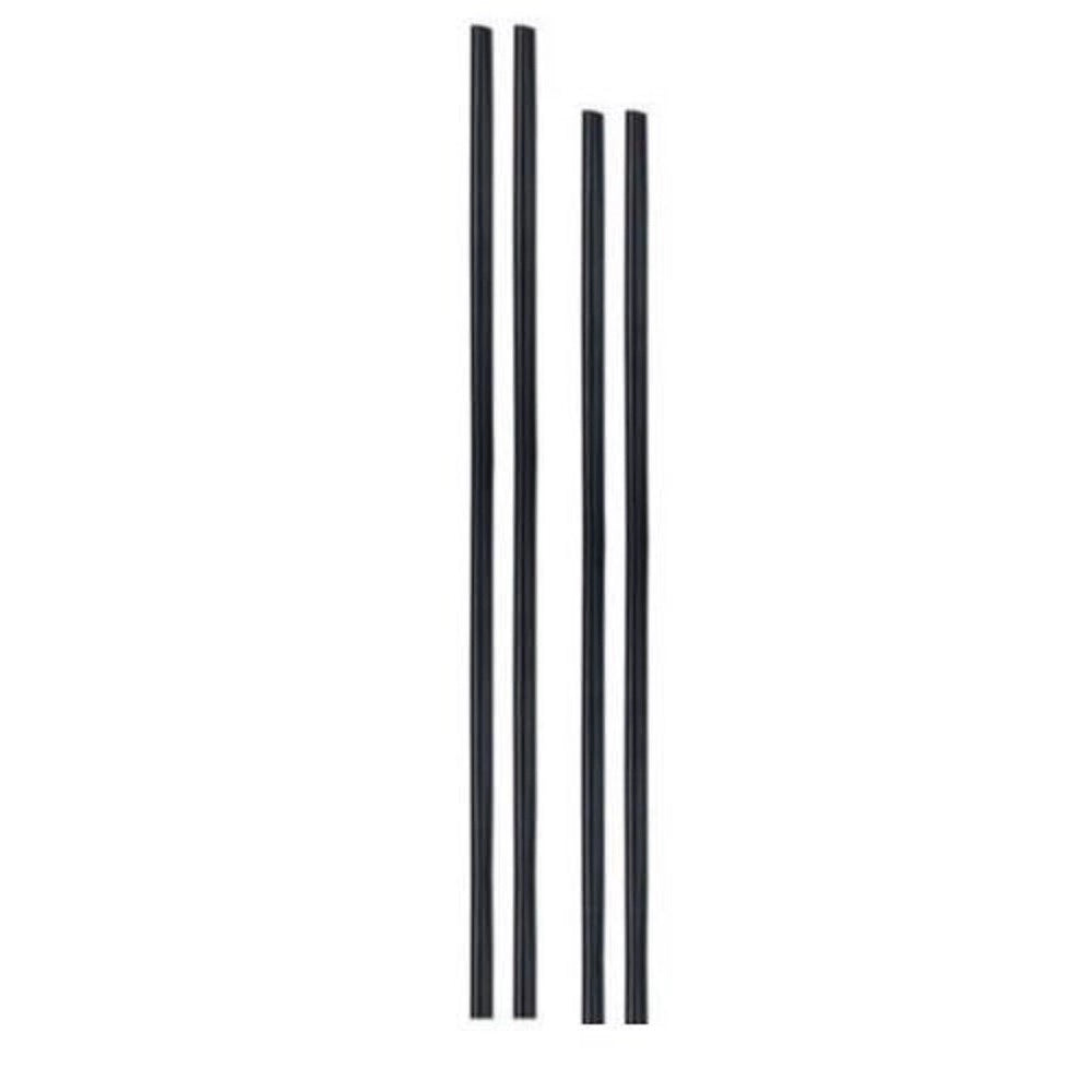 Trade Shop - Set 4 Paracolpi Striscia Profilo Portiera Auto Tuning Neri 88cm 68cm -