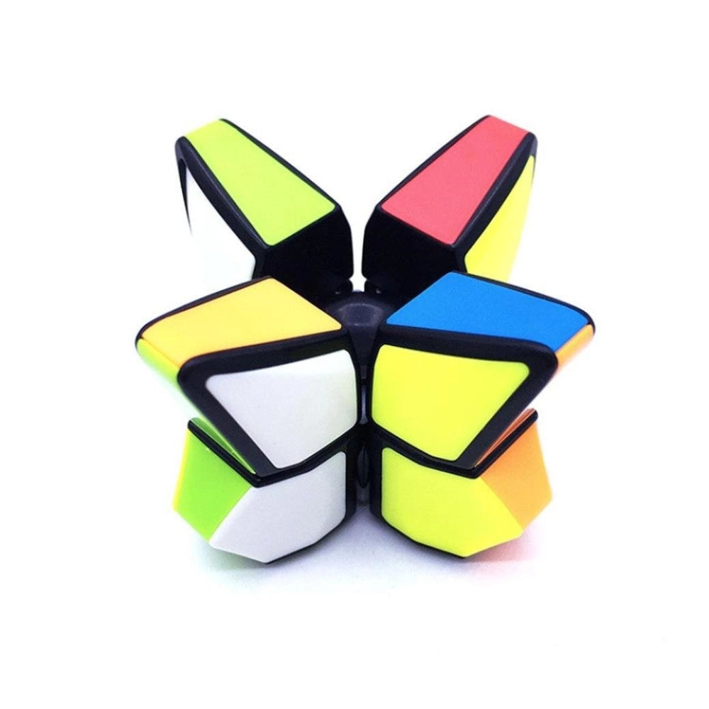 Trade Shop - Gioco Giocattolo Cubo Di Rubik Ruotante Fidget Finger Spinner Ruota A 360° 3+ -