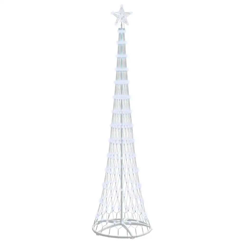 Albero di Natale LED con 290 LED Bianco freddo 250 cm Metallo 42018776