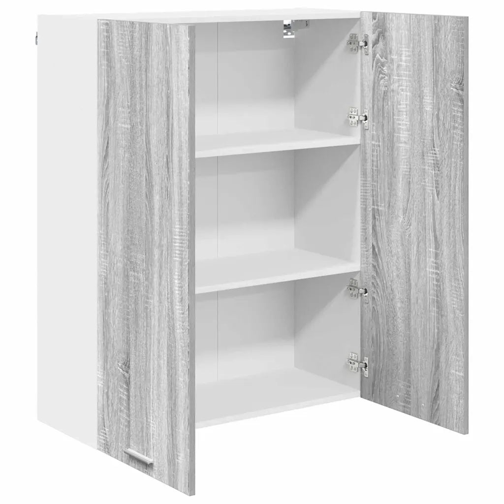 Armadio pensile con porta Grigio Sonoma 80 x 31 x 100 cm 884367