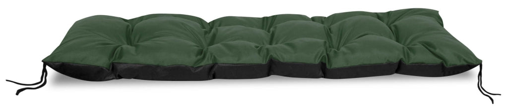 Cuscino da giardino AIO FACTORY S 120x40 cm impermeabile verde per panca in pallet