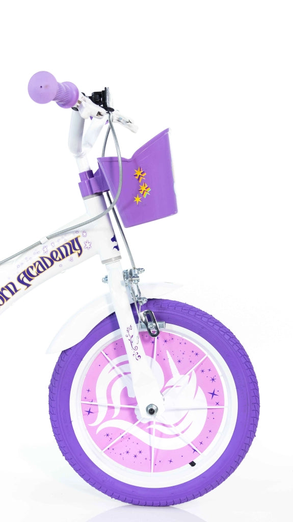 UNICORN ACADEMY 16", bicicletta per bambini, adatta ad etÃƒÂ  tra i 5 e i 7 anni, per altezza tra 105 e 135 cm, con