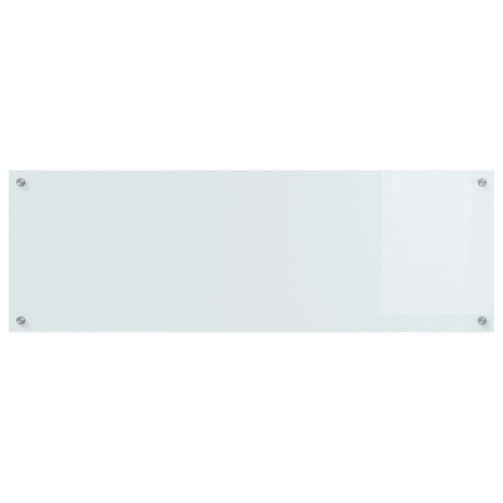 Schienale da Cucina Bianco 120x40x0,6 cm in Vetro Temperato