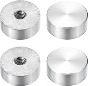 Aluminium dischi con viti M6, diametro 20 mm, 4 pezzi