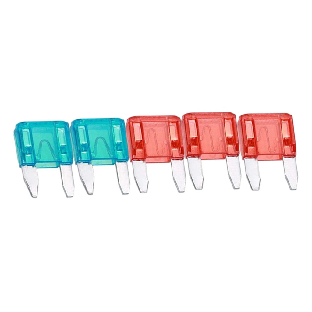 Fusibili Auto 10 pezzi per Protezione Sistema Elettrico Multicolore Dunlop