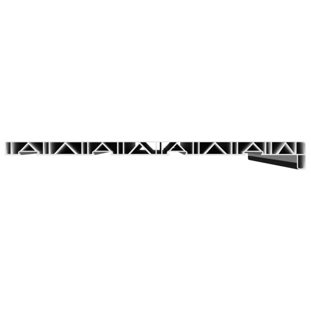 Soglia della Finestra Nero con Venature del Legno PVC CFW5087501