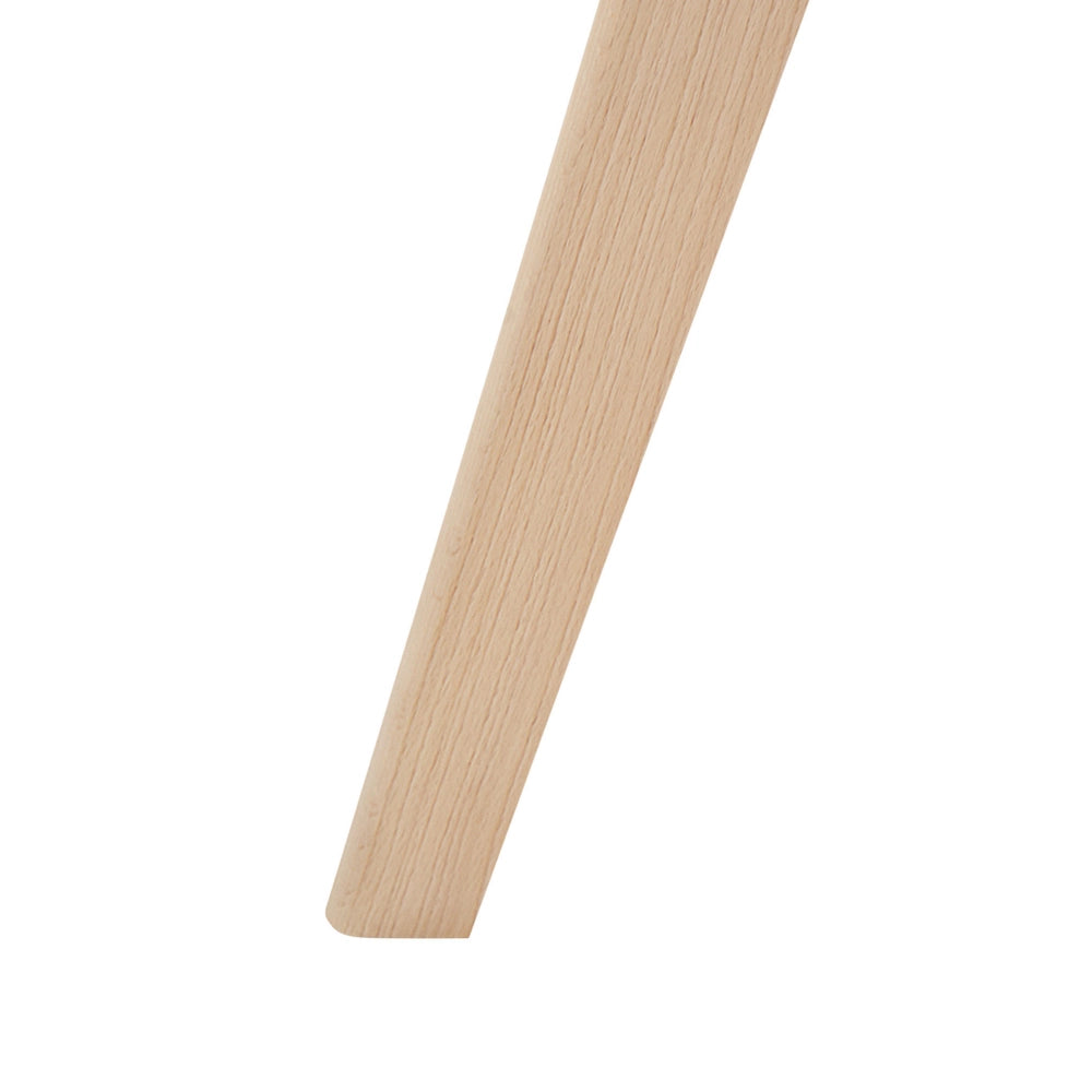 Set di 2 sedie da pranzo con rivestimento in velluto blu Sedile con gambe in legno eleganti dal design moderno