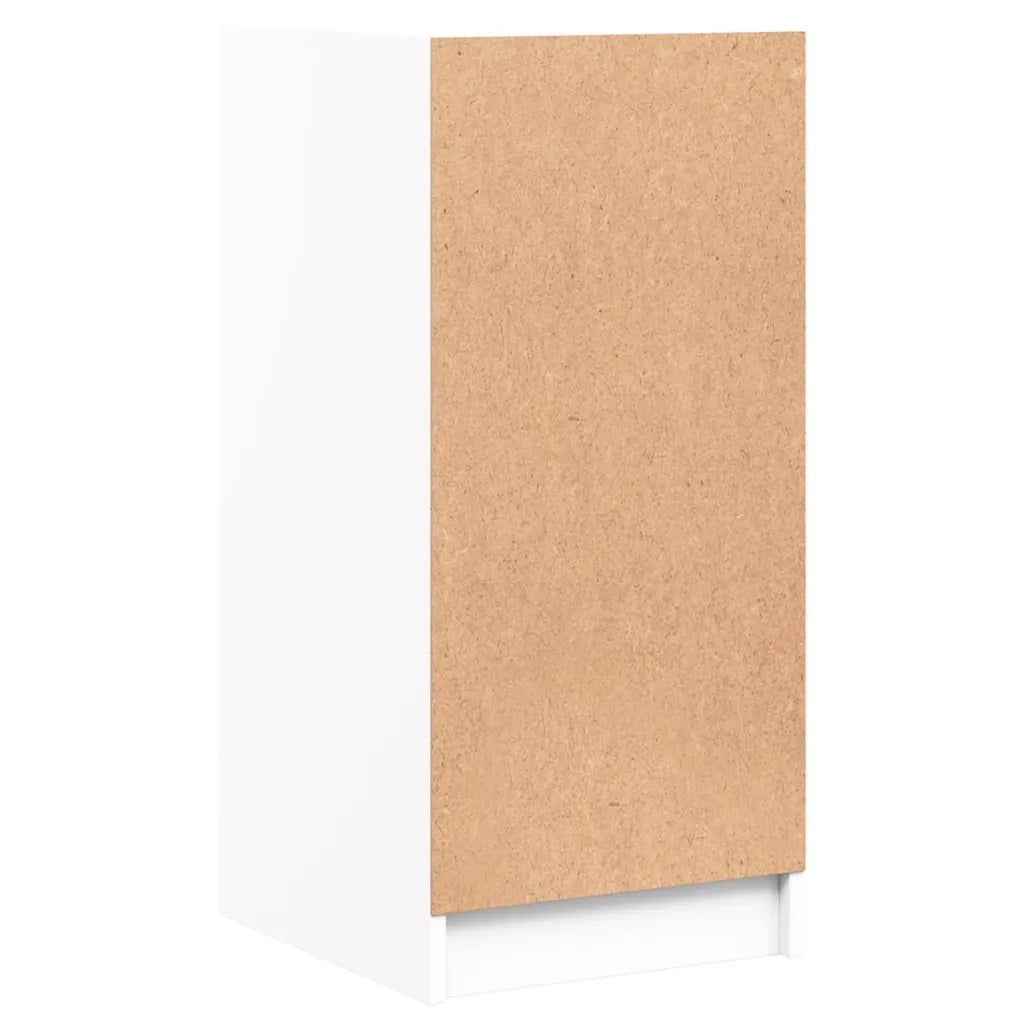 Mobile con Ante in Vetro Bianco 35x37x75,5 cm CFW7687631