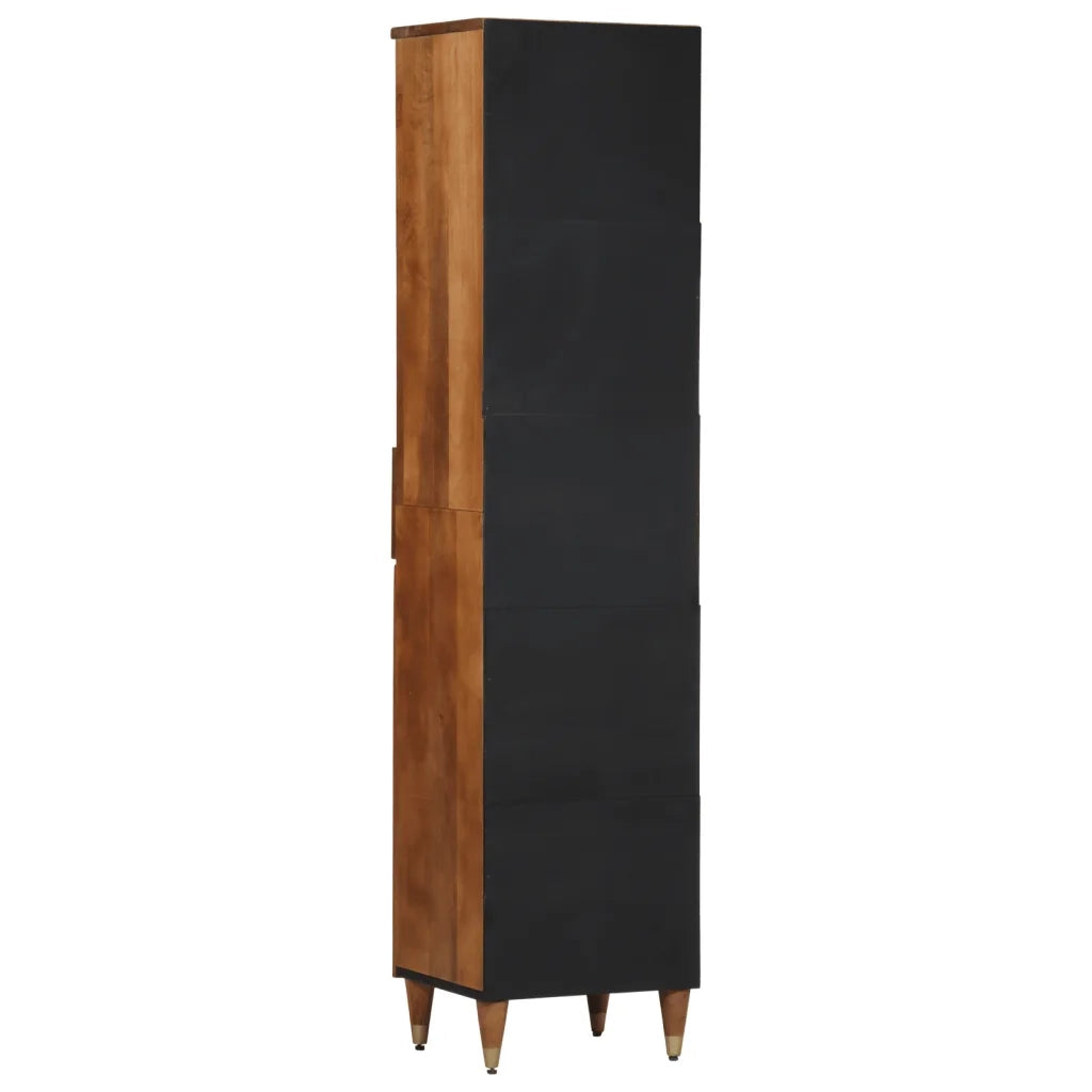 vidaXL Mobile da Bagno 38x33x160 cm in Legno Massello di Mango