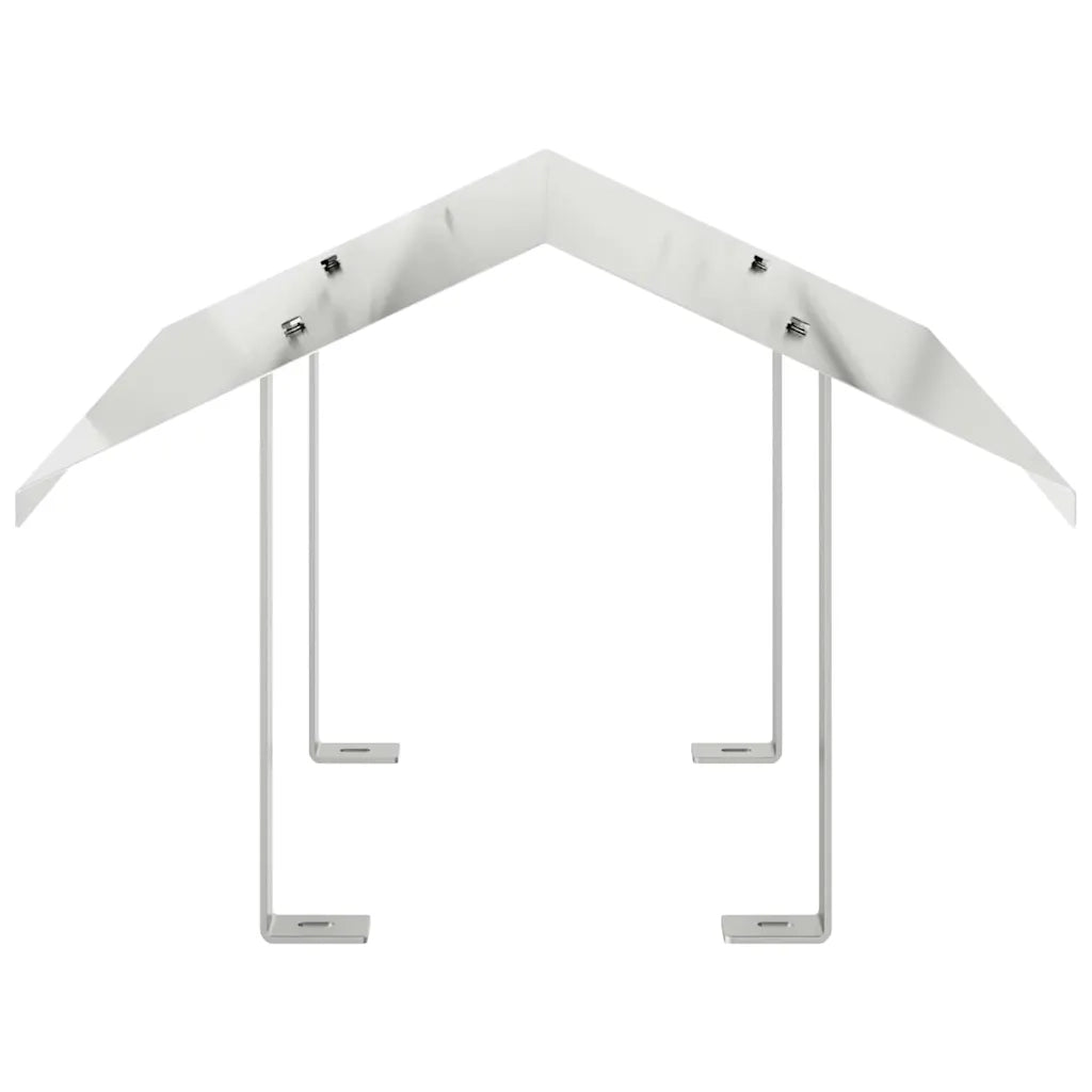 vidaXL Cappa Camino Argento 50 x 60 x 37 cm Acciaio inossidabile