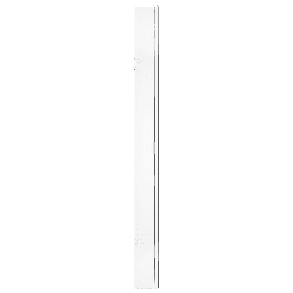 Armadio Portagioie a Specchio con Luci LED-Specchio con portagioie a Parete Bianco 992396