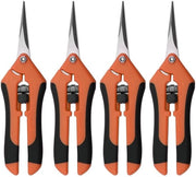 Snoeischaar a Manico Flessibile 16,5 cm - Coltello per Fiori - Coltello per Orecchie - Tronchese per Fiori - Tronchese per Rami - Meccanismo di Blocco di Sicurezza - Coltello per Troncare Rami