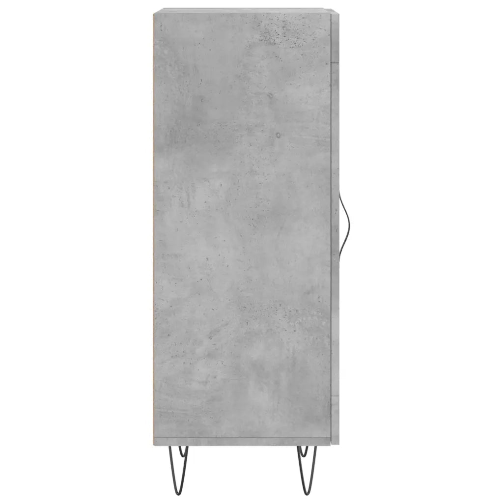 Credenza | Madia | Buffet da pranzo | Armadio da pranzo Grigio Cemento 34,5x34x90 cm in Legno Multistrato