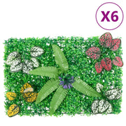 Â  Recinzione Piante ArtificialiÂ 6 pz Verde 40x60 cm