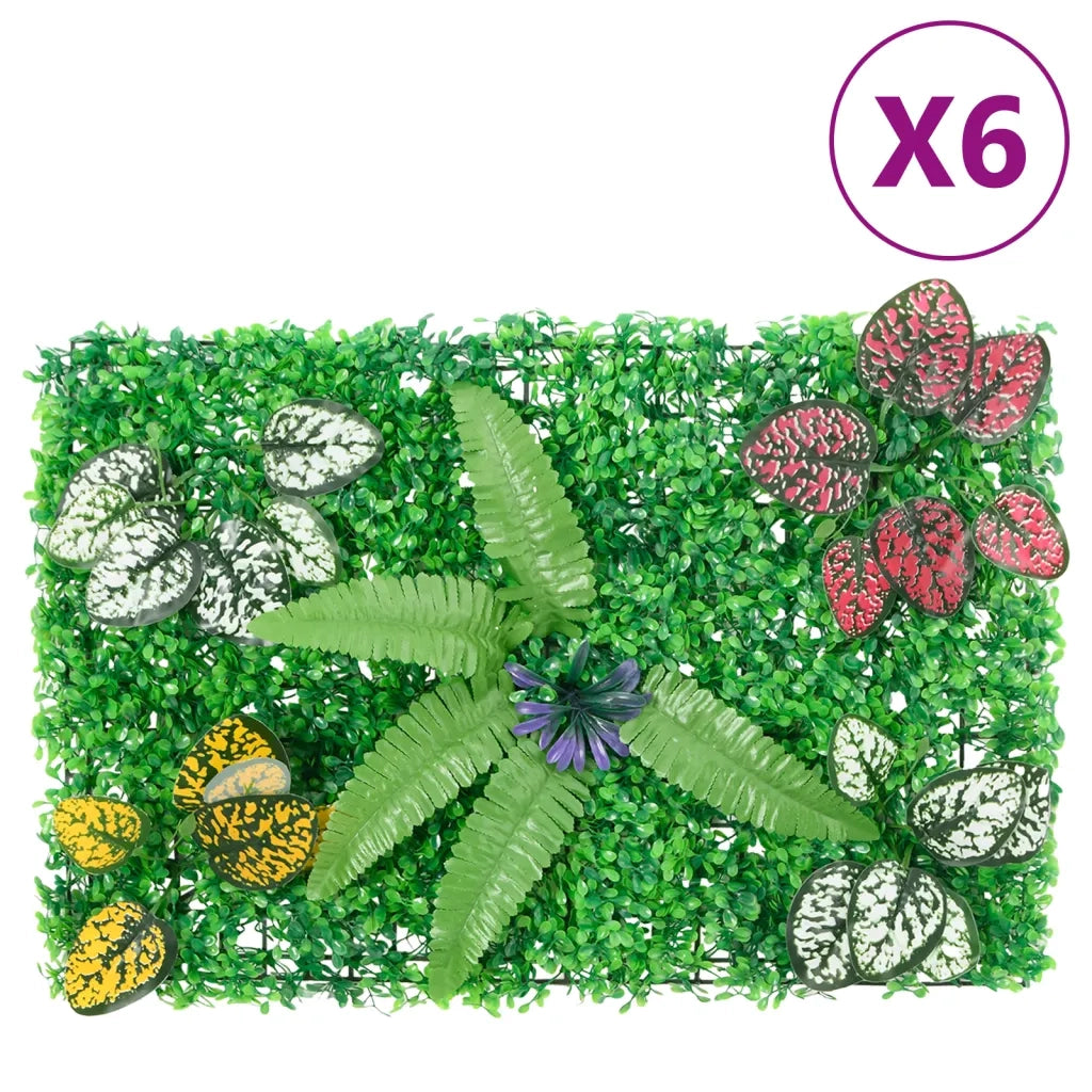 Â  Recinzione Piante ArtificialiÂ 6 pz Verde 40x60 cm
