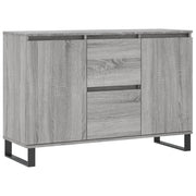 Buffet credenza cassettiera armadio mobile contenitore organizer cucina soggiorno salotto Sonoma 104 x 35 x 70 cm legno ingegnerizzato grigio 02_0036280