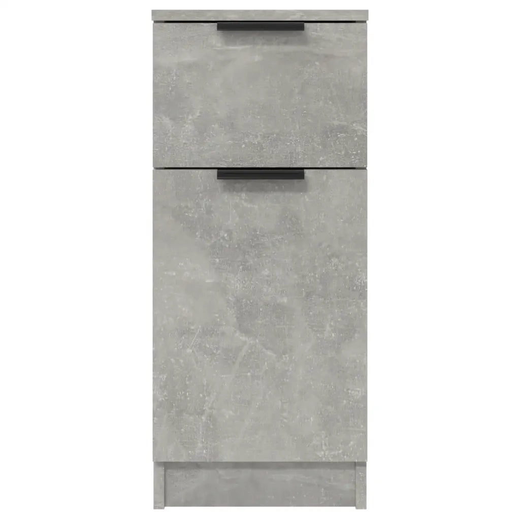 Credenza | Madia | Buffet da pranzo | Armadio da pranzo Grigio Cemento 30x30x70 cm in Legno Multistrato