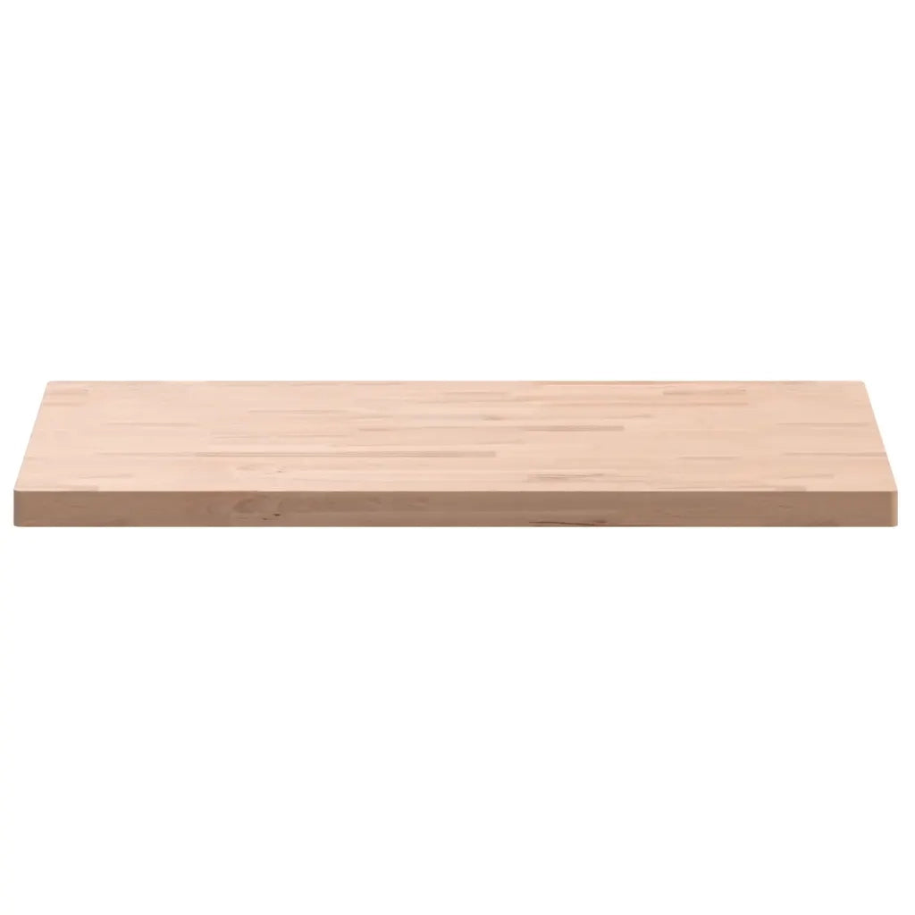 Piano Bagno 100x60x4 cm in Legno Massello di Faggio 355994