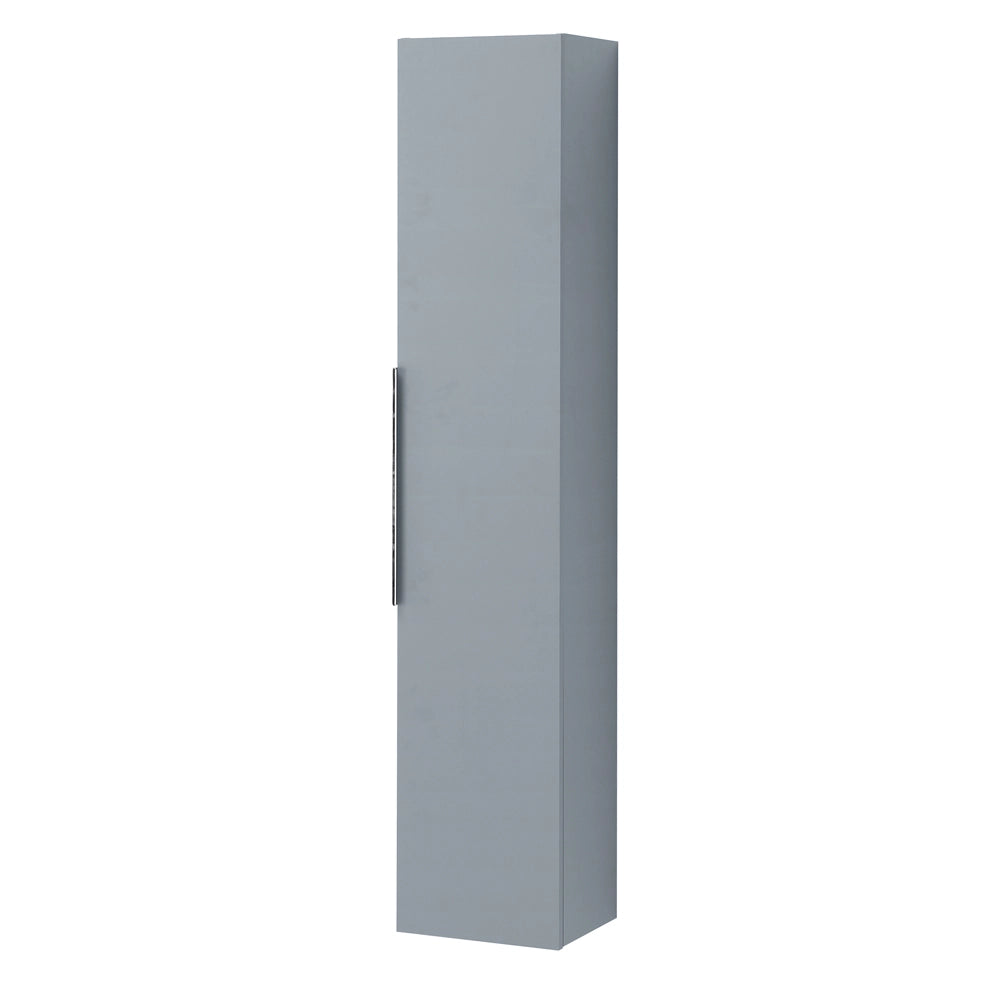 Colonna bagno sospesa 150 cm azzurro polvere con anta soft close Elva
