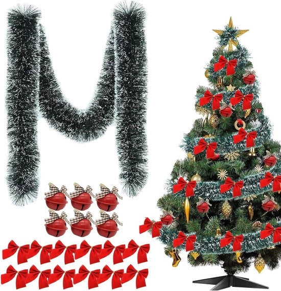 Decorazione di Natale Premium con boomerang e campanello, decorazione di Natale all'aperto - 10M