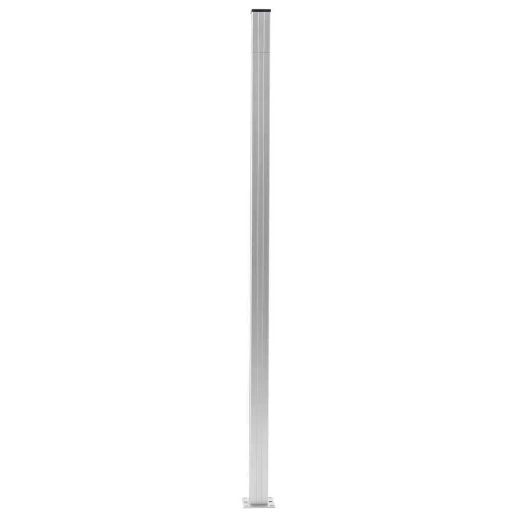 Pali per Recinzione 2 pz in Alluminio 185 cm CFW2703980