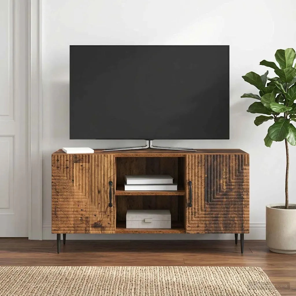 Mobile TV Legno antico 102 x 34,5 x 50 cm Legno ingegnerizzato 894933